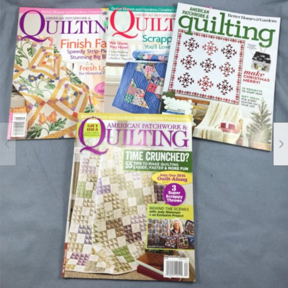 Lot of 4 Quick Easy American Patchwork & Quilting Magazines Niemeyer - Picture 1 of 6